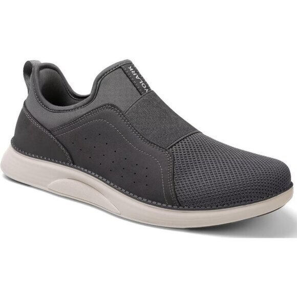 ⚡Men Grey-06 Dress Fashion Lightweight Breathable Laceless Athletic Sneakers - Picture 7 of 7
